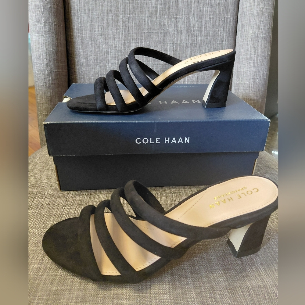 Cole Haan Women's Adella Sandal Heels Elegant Design Size 5.5